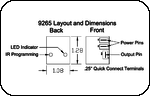 9265 Layout and Dimensions